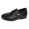 Mocasines Cuadrados Tallados Retro con Aumento de Altura Interior para Mujer, Nuevos Zapatos de Cuero Estilo Británico Primavera 2026, Zapatos Planos Brogue