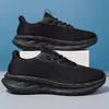 Sapatos masculinos transfronteiriços, novo modelo outono 2026, sapatos casuais de bico largo, sapatos de trabalho, sapatos esportivos leves de sola macia para caminhada, sola grossa