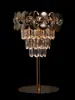 Novas Luzes de Barra de Gelo Recarregáveis para Casamento, Suportes Luminosos de Flores para Mesa, Arranjos de Flores Decorativos de Mesa para Salão de Casamento de Hotel, Adereços Decorativos