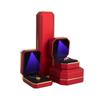 Octogonal Phnom Penh Laca Lámpara Led Joyero Colgante Creativo Joyero Embalaje de Joyería Caja de Almacenamiento de Joyería
