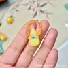 Colgante Corazón de Oso de Cera de Abeja de Segunda Generación Accesorios de Concha de Abeja Reina de Segunda Generación Llavero DIY Colgante para Bolso Colgante Moda