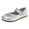 Zapatos Mary Jane Bajos Estilo Retro Francés para Niñas Colección Primavera y Otoño 2026 Punta Redonda Suela Suave Versátiles Zapatos Pequeños de Cuero