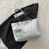 Bolso Cubo Estampado Estilo Dulce de Diseño de Nicho 2026 Principios de Primavera Nueva Moda Tendencia Bolso de Hombro con Cadena para Mujer
