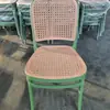 *2 encostos de cadeira de rattan sintético, design moderno e minimalista, adequados para uso doméstico, cafés, hamburguerias, cadeiras de jantar e mesas de escritório