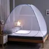 Yurta Mongol Cubierta de Mosquitero Plegable Sin Instalación para Dormitorio Anti-caídas Niños Bebé Modelo Nuevo 2024 Mosquitero Superior a Prueba de Polvo para Uso Doméstico