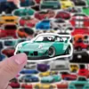 50 peças adesivos de carro esportivo personalizados cool corrida criativo à prova d'água celular copo d'água bagagem decoração adesivo grafite bolsa