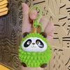 Crayón de durián luminoso lindo de dibujos animados creativo pequeño nuevo llavero colgante pequeño regalo coche mochila muñeca al por mayor