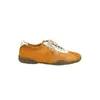Sapatos Casuais Retrô de Couro Genuíno Personalizados Femininos Nova Coleção Pequena Moda de Nicho Tênis Esportivo Plano com Cadarço Estilo Forrest Gump Sapatos de Skate