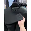 Moletom popular com gola redonda masculina para o outono, moda de alta qualidade, modelagem solta, camiseta de manga comprida, amigável à pele e versátil