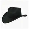 Sombrero Panama de Fieltro de Color Sólido de Invierno Transfronterizo, Sombrero Retro Británico, Sombrero Casual Unisex para Caballero