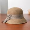Sombrero de Pescador Linglong Nuevo Otoño e Invierno 2026, Sombrero de Fieltro de Lana Pura, Pequeño Sombrero Formal de Estilo Francés, Sombrero Elegante y con Estilo