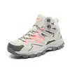2023 Nuevos Zapatos de Montañismo de Otoño e Invierno Mismo Estilo para Hombres y Mujeres Zapatos Altos para Escalada Off-Road Senderismo Zapatos de Exterior Tenis