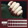 Unhas Postiças Transfronteiriças Unhas Usáveis Comprimento Médio Manicure Removível Unhas Usáveis Produtos Acabados Venda por Atacado de Unhas