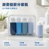 Botellas Reutilizables de Silicona para Viaje con Etiquetas para Viajes de Negocios, Botellas Portátiles Vacías para Loción, Gel de Ducha, Set de Botellas para Almacenamiento de Champú