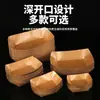 Cajas desechables de papel kraft con forma de barco para uso comercial, adecuadas para servir snacks, papas fritas, brochetas fritas, barbacoa y pollo frito; bandejas para servir abiertas para llevar