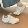 Zapatillas de Entrenamiento Alemanas Transpirables de Malla con Suela Gruesa para Mujer 2026 Nuevo Estilo Retro de Verano Casual Deportivas Zapatos de Papá Tenis Blancos
