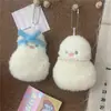 Chaveiro de Pelúcia Desenho Animado Pingente de Bolsa Pingente Fofo Boneca de Pelúcia Boneca de Máquina de Garra Menina Acessórios de Bolsa