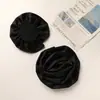 Tela de Atmósfera Perezosa Estilo Francés Brillo Plisado Camelia Accesorios para el Cabello Hechos a Mano DIY Broche Accesorios para Ropa