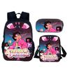 Mochila Escolar Steven Universo Cosmic Kid Mochila Infantil Conjunto de Três Peças