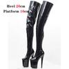 Botas de moda plus size europeias e americanas