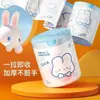 Conejo Corazón Azul Cordón Lindo Dibujo Animado Alta Apariencia Hogar Cocina Portátil Engrosado Bolsa de Basura Impresa Gran Capacidad