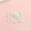 Novo Renda Pérola Laço Malha Inferior Tecido Rosa Patch DIY Sapatos e Chapéus Feitos à Mão Roupas Acessórios Decorativos