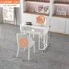 Conjunto de Mesa e Cadeiras de Salão de Unhas da Moda para Celebridades da Internet, Mesa de Salão de Unhas Simples e Econômica, Estação de Unhas Individual/Dupla Estilo Japonês