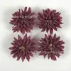 Conjunto requintado de 25 peças de cabeças de rosa bordô vintage simuladas, acessórios DIY para decoração de cena de casamento e hotel, flores artificiais