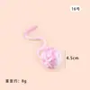 Juguete para gato combinación de accesorios bola con cascabel de plástico tambor de flor bola arcoíris ratón de plumas juguete para gato mascota