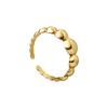 Anillo Geométrico de Plata de Ley s925 Shengyuan Art para Mujer Moda Europea y Americana Lujo Ligero Anillo Chapado en Oro Pulsera de Alta Gama Sin Color