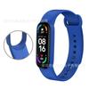Extra Grande Adecuado para Mi Band 6 Correa de Repuesto Pulsera de Color Sólido Correa de Pulsera Impermeable Correa de Repuesto de TPU Silicona