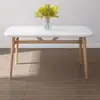 Mesa Especial para Tienda de Perler Beads Taller de Manualidades DIY Mesa Pequeña de Perler Beads Mesa Larga Blanca en Forma de K Mesa y Sillas de Comedor Comerciales