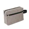 Bolsa cosmética portátil de doble capa para hombre, Bolsa digital multifuncional, Bolsa de almacenamiento de viaje de tela Oxford impermeable, Neceser negro