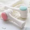 Escova de Limpeza Facial Dupla Face, Dispositivo de Limpeza Facial de Silicone com Cerdas Macias, Removedor de Maquiagem Manual, Escova Facial de Limpeza Profunda