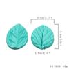 2 piezas de hojas y pétalos molde de silicona con clip para pastel, molde de azúcar, juego de combinación opcional multiestilo