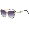 Gafas de sol metálicas personalizadas estilo europeo y americano, gafas de sol de moda para mujer, nuevas gafas de sol poligonales de moda transfronterizas