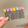 Ferramenta de Penteado Infantil Pente para Arrumar Fios Soltos, Novo Prendedor de Cabelo para Franja, Grampo de Cabelo para Meninas, Acessório de Cabelo para a Nuca