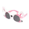 Nuevas gafas de sol de conejito súper lindas para niñas estilo western dibujos animados gafas de sol para niños gafas de sol lindas para fotos de bebé
