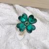 Broche de estilo coreano con incrustaciones de diamantes, nicho de alta gama, aleación de temperamento, hebilla de toalla de seda, abrigo, ramillete de perlas, accesorios de ropa