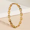 Joias Transfronteiriças, Luxo Leve e de Alto Padrão, Pulseira de Diamante Microcravejada para Mulheres, Pulseira da Moda, Simples e Versátil de Aço Titânio Não Desbota