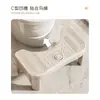 Taburete para Inodoro Reposapiés Baño Reposapiés Hogar Engrosado Taburete para Asiento de Inodoro Adultos Taburete para Agacharse Niños