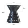 Balde Negro Hueco Seleccionado Cuidadosamente para Arreglos Florales, Base Inserto para Floristería, Balde para Empaque de Ramo DIY para Fijar Flores