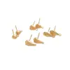 Brincos Pendentes DIY Handmade de Coração e Gota D'água Americanos 14K Preenchidos com Ouro, Conservam a Cor, Acessórios para Orelha