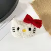 Gomas para el Cabello de Dibujos Animados Estilo Japonés y Coreano Sanrio, Pinzas para el Cabello Versátiles Lindas y Femeninas, Gomas para el Cabello de Felpa Frescas y de Moda
