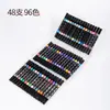 Plumas de Acuarela Doble Color y Doble Punta con Puntas Gruesas Suaves, Plumas con Purpurina, Marcadores Luminosos, Plumas de Arte Especiales para Estudiantes de Primaria, Plumas con Purpurina