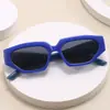 Artículos de fábrica 2024 nuevos gafas de sol de moda europeas y americanas ojo de gato irregulares estilo de celebridad de Internet gafas de sol de montura pequeña para mujer Venta al por mayor