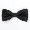 Pajarita Puntiaguda para Hombre Formal Estilo Coreano Puntiaguda Doble Capa Novio Boda Vino Tinto Pajarita Negra para Mujer