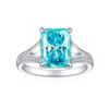 Anillo de plata S925 de Tonglin, venta transfronteriza, nicho femenino, luz de lujo de alta calidad, fuegos artificiales, corte de flor de hielo, diamante de alto carbono, color tesoro, anillo femenino