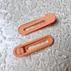 Clip de pico de pato sin costuras color caramelo de 6 cm clip para flequillo lateral mate esmerilado clip bb en forma de U macarrón accesorios para el cabello diy