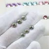 Dongzhou Arte de Uñas Diamante 6mm Explosivo Rosa Milenial Corte Octagonal Diamante DIY Pendientes Joyería Color Diamante Decoración Diamante para Uñas